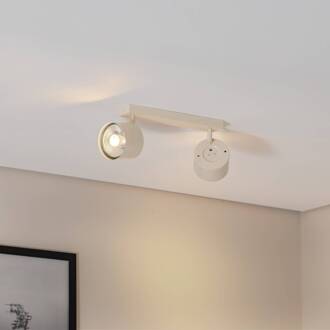 Plafondspot Chloe verstelbaar 2-lamps, beige