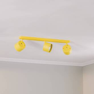 Plafondspot Chloe verstelbaar 3-lamps, geel