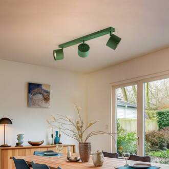 Plafondspot Chloe verstelbaar 3-lamps, groen