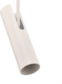 Plafondspot Eye Super, hoogte 58 cm, wit