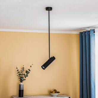 Plafondspot Eye Super, hoogte 76 cm, zwart