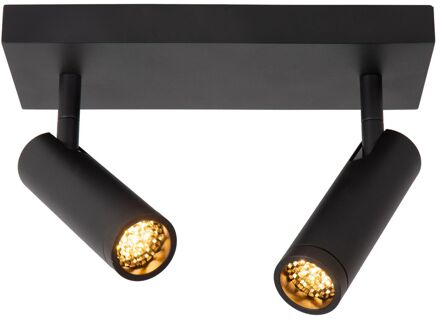 Plafondspot Grado Zwart 2xgu10
