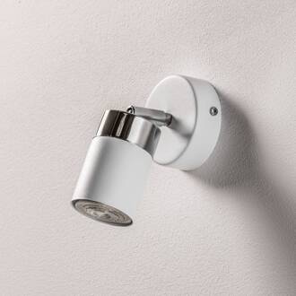 Plafondspot Joker, wit/zilver, 1-lamp wit, zilver