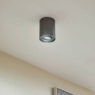 plafondspot Jolina, rond, brons, 13 cm, metaal