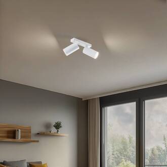 Plafondspot Mono II, 2-lamps, wit, 31 cm lang, GU10