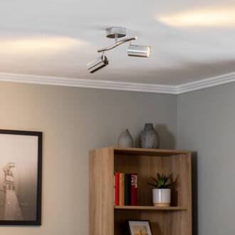 Plafondspots, chroom, 2-lamps