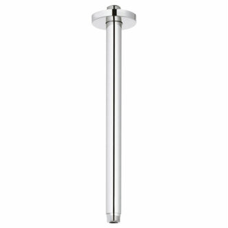 Plafondstang voor Regendouche Sanilux 30 cm Rond (douchekop en handdouche optioneel) Zilver