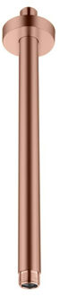 Plafonduitloop BWS Colorato 30 cm Geborsteld Koper