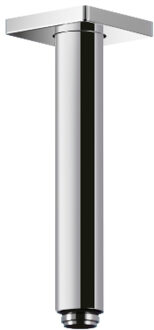 Plafonduitloop Hotbath Mate 15 cm Vierkante Rozet Chroom