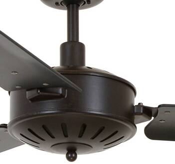 Plafondventilator Airfusion Carolina, zwart, stil zwart mat