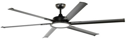 Plafondventilator BigBen Ø 180 cm XXL zwart