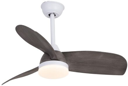 Plafondventilator Byan Ø 91 cm outdoor IP65 grijs wit