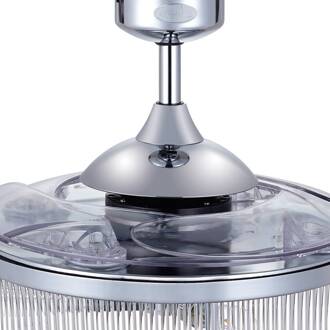 Plafondventilator Fanaway Corbelle chroom stil chroom, helder