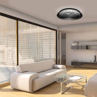 Plafondventilator Himalaya LED app, afstandsbediening, zwart