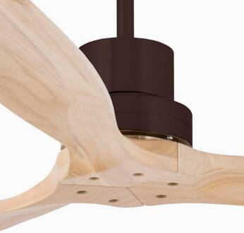 Plafondventilator Lantau L DC 3 bladen dennenhout, bruin