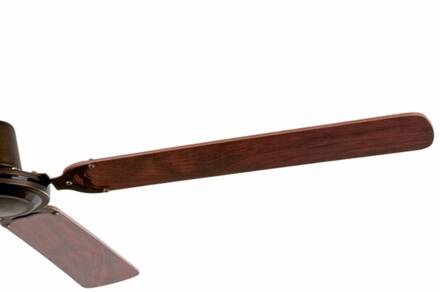 Plafondventilator Malvinas, bruin bruin, rotorbladen roodbruin / donker hout