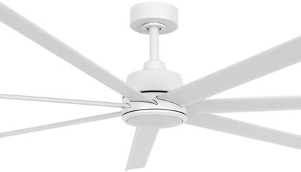 Plafondventilator met licht Atlanta wit DC geruisloos