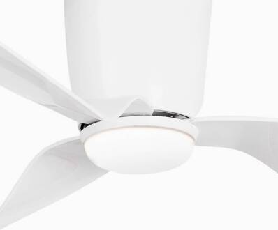 Plafondventilator Pemba L LED lamp, wit