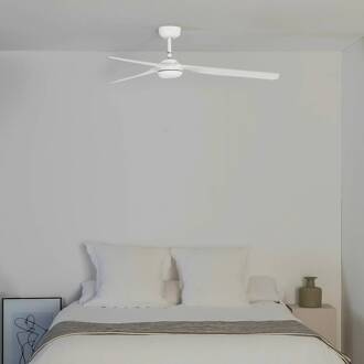 Plafondventilator Punt M, DC 3 bladen, wit