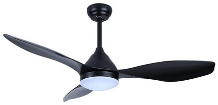 Plafondventilator Stel Ø 120 cm zwart