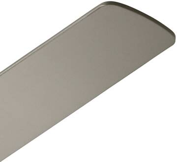 Plafondventilator Zeus, driebladig, geborsteld nikkel