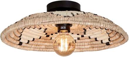 Plafonniere Andros dia. 45cm, nat/wit Naturel / Wit