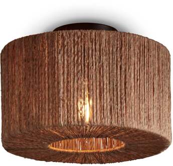 Plafonniere Iguazu - Jute - Ø30cm Bruin