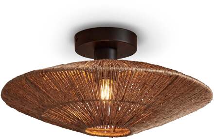 Plafonniere Iguazu - Jute - Ø40cm Bruin