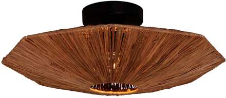 Plafonniere Panama dia. 45cm, bruin