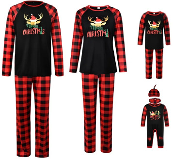 Plaid Christmas Family Matching Clothes Mother Daughter Father Son Pajamas Mommy and Me Sleepwear Clothes Outfits Family Look