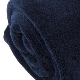 plaid Fleece (130x180 cm) Blauw - 000