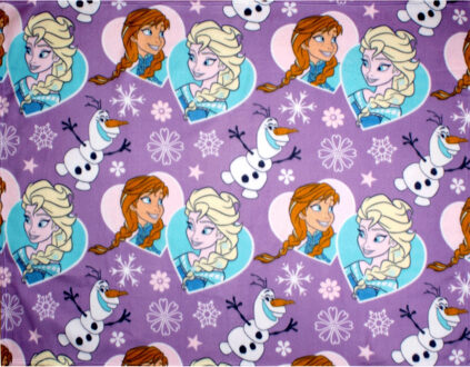 Plaid frozen elsa en anna multi: 120x150