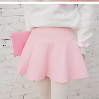 Plaid Kawaii Vrouwen Plooi Rok Preppy Stijl Harajuku Rokken Lolita Saia Mini Leuke School Uniformen Faldas Dames Jupe Roze / S