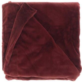 | Plaid Klaas 150x200cm bloodstone Rood