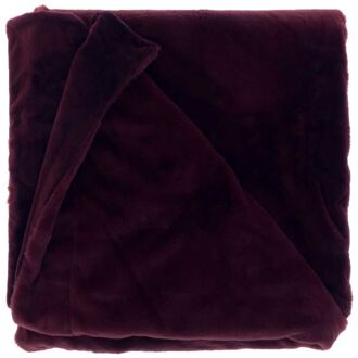 Plaid Klaas - 150x200cm - Dark Purple Paars