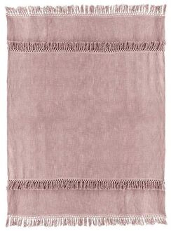 Plaid Saba 130x180cm Old Pink Roze