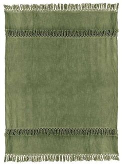 Plaid Saba 130x180cm Olive Green Groen