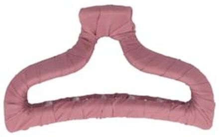 Plain Fabric Hair Claw Rose Pink