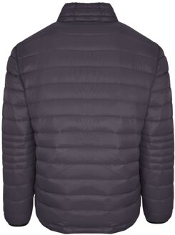 Plain Padded Grey Jacket - maat L Grijs
