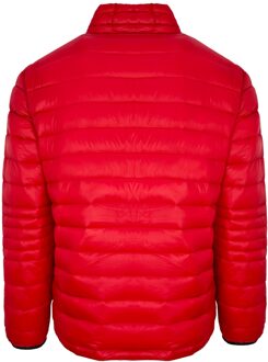 Plain Padded Red Jacket Rood - L