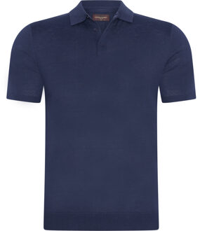 Plain polo Blauw - 2XL