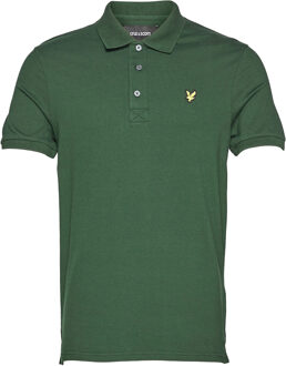 Plain polo shirt Groen