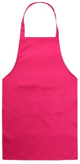 Plain Schort Met Voorvak Chefs Butcher Keuken Koken Craft Bakken Bib Voor Vrouwen Thuis Mouwloze Schort 3