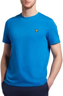 Plain Shirt Heren blauw - M