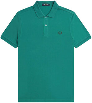 Plain Shirt - Mintkleurige Polo Groen