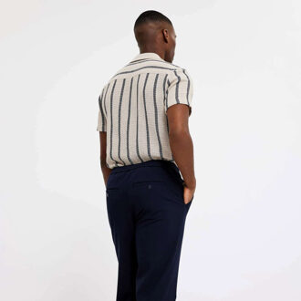 Plain Theo 285 navy Blauw - S