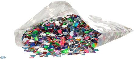 Plak diamantjes - 3000x stuks - multi kleuren - Hobby/DIY strass steentjes