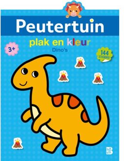 Plak En Kleur Dino's - Peutertuin