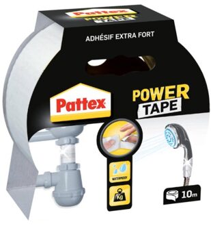 Plakband Pattex Power Tape 50mmx10m wit