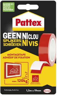 Plakband Pattex Supermontage 50kg binnen en buiten